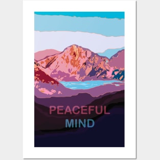 Peaceful Mind - Mountains - Nature Posters and Art